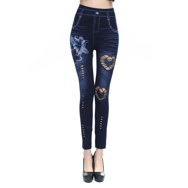 women's leggings floral print women slim hole casual hollow out seamless cotton denim jeans push up skinny pencil pants plus size, Black
women's leggings floral print women slim hole casual hollow out seamless cotton denim jeans push up skinny pencil pants plus size, Black