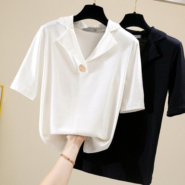 women's t-shirt chic white tshirts woman clothes camisetas mujer cotton black t shirt women 2021 summer tee femme t-shirty damskie
women's t-shirt chic white tshirts woman clothes camisetas mujer cotton black t shirt women 2021 summer tee femme t-shirty damskie