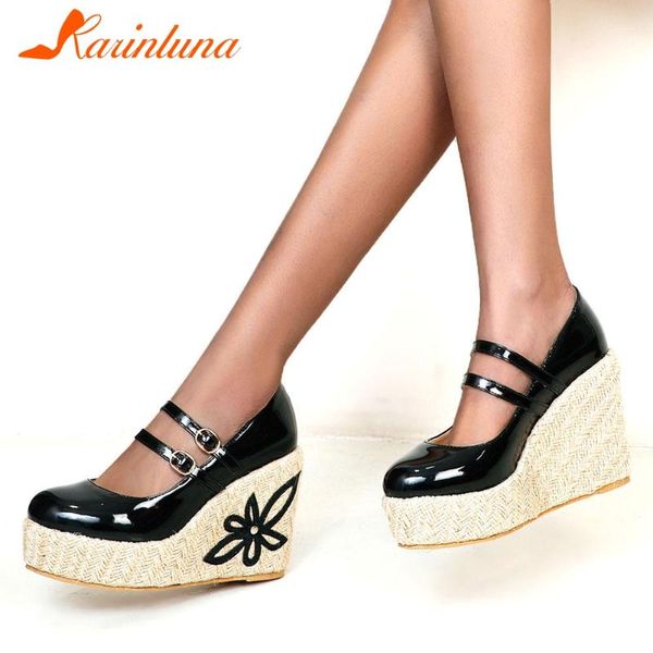 brand design fashion women shoes black wedges heels platform ankle straps plus size 33-48 spring dress
brand design fashion women shoes black wedges heels platform ankle straps plus size 33-48 spring dress