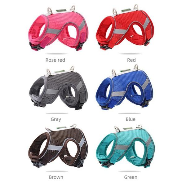 dog collars & leashes pet leash reflective polyester harness with mesh adjustable vest walking lead for small medium
dog collars & leashes pet leash reflective polyester harness with mesh adjustable vest walking lead for small medium