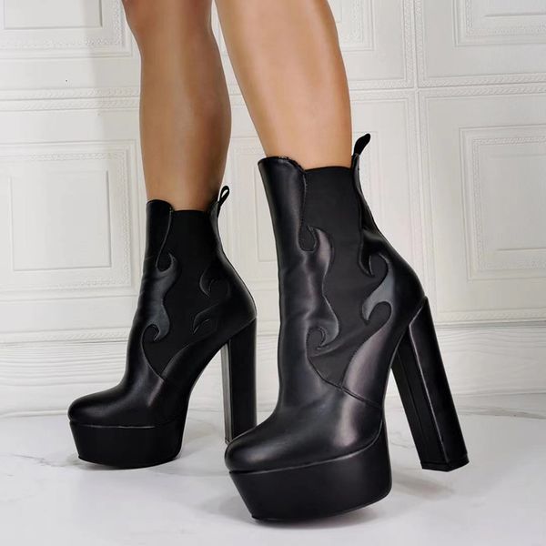 boots ol'handcrafted woman winter platform ankle boots square foot high toe round heel elegant black shoes women's club plus i siz
boots ol'handcrafted woman winter platform ankle boots square foot high toe round heel elegant black shoes women's club plus i siz