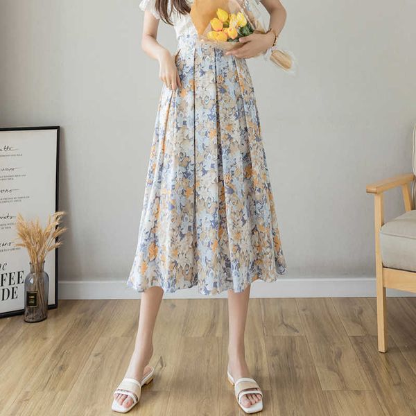 summer chiffon midi skirts womens korean england style satin office lady simple elegant faldas mujer moda long 210531, Black
summer chiffon midi skirts womens korean england style satin office lady simple elegant faldas mujer moda long 210531, Black