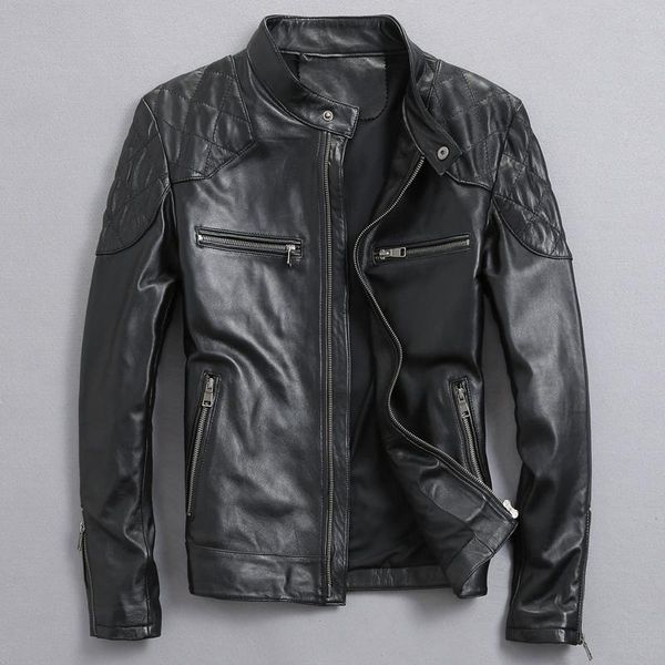 men's fur & faux leather men jacket black stand collar slim fit motorcycle jackets fashion
men's fur & faux leather men jacket black stand collar slim fit motorcycle jackets fashion