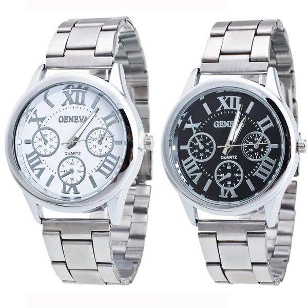 wristwatches geneva womens watch luxury simple mens roman numerals clock stainless steel business quartz wrist sports relogio masculino, Slivery;brown
wristwatches geneva womens watch luxury simple mens roman numerals clock stainless steel business quartz wrist sports relogio masculino, Slivery;brown