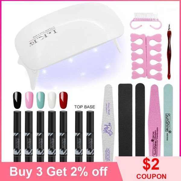 led manicure set 12w uv nail lamp with 7pcs gel polish pens portable accessories art tools1
led manicure set 12w uv nail lamp with 7pcs gel polish pens portable accessories art tools1