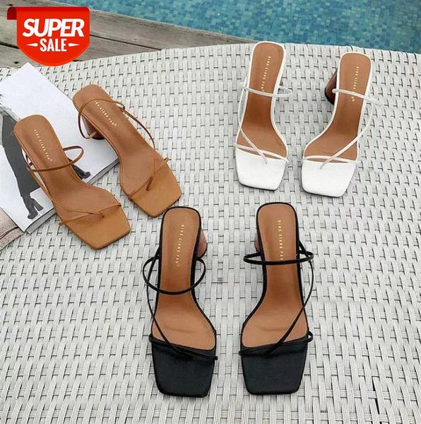 wood heel slipper women's sandals vintage square toe narrow band high heel sandals women summer shoes women drop shipping #ks7u, Black
wood heel slipper women's sandals vintage square toe narrow band high heel sandals women summer shoes women drop shipping #ks7u, Black
