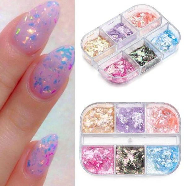 nail glitter 6 color/set paillette set opal fire powder winter holographic reflective sequins sparkling design, Silver;gold
nail glitter 6 color/set paillette set opal fire powder winter holographic reflective sequins sparkling design, Silver;gold
