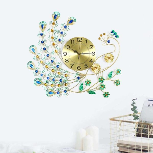 wall clocks large golden peacock clock luxury home decor silent living room bedroom digital mute 3d
wall clocks large golden peacock clock luxury home decor silent living room bedroom digital mute 3d