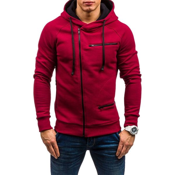 fashion casual plush sweater men's zipper hoodie simple loose coat in autumn and winter, Black
fashion casual plush sweater men's zipper hoodie simple loose coat in autumn and winter, Black
