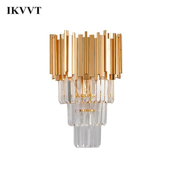 wall lamp ikvvt modern luxury golden crystal lamps tv background decor for living room bedroom led aisle lights
wall lamp ikvvt modern luxury golden crystal lamps tv background decor for living room bedroom led aisle lights