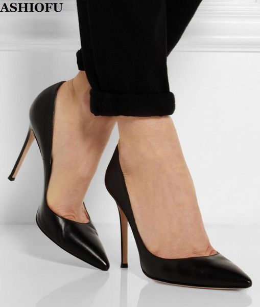 dress shoes ashiofu wholesale handmade ladies high heel pumps office party slip-on plus size evening fashion court, Black
dress shoes ashiofu wholesale handmade ladies high heel pumps office party slip-on plus size evening fashion court, Black