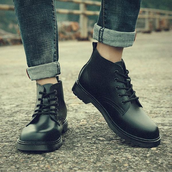 boots 2021 spring autumn winter mens fashion genuine leather lace up lovers round toe casual basic ankle shoes plus size, Black
boots 2021 spring autumn winter mens fashion genuine leather lace up lovers round toe casual basic ankle shoes plus size, Black