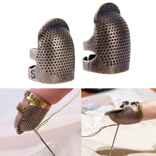 1pcs antique gold metal protective punch needle sewing knitting accessories needlework finger tip stitching hoop thimble ring notions & tool, Black
1pcs antique gold metal protective punch needle sewing knitting accessories needlework finger tip stitching hoop thimble ring notions & tool, Black