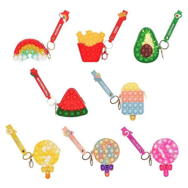 dhl 2021 newstyle push fidget bubble toys keychain fruit design hand bag sensory decompression toy handbag
dhl 2021 newstyle push fidget bubble toys keychain fruit design hand bag sensory decompression toy handbag