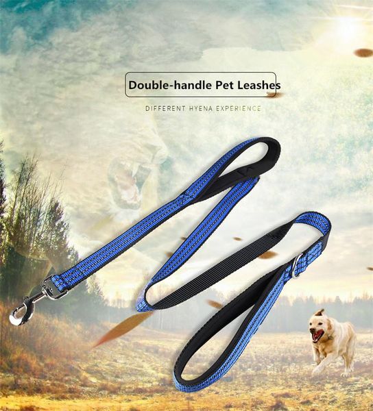 dog collars & leashes reflective pet double-handle traction rope for medium large dogs b49
dog collars & leashes reflective pet double-handle traction rope for medium large dogs b49