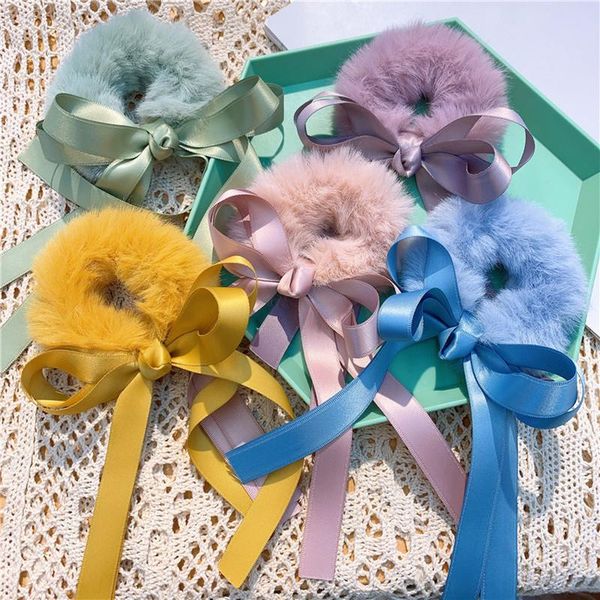 fashion girl children's hair accessories simple colorful long streamer bow imitation rubber band rope, Slivery;white
fashion girl children's hair accessories simple colorful long streamer bow imitation rubber band rope, Slivery;white