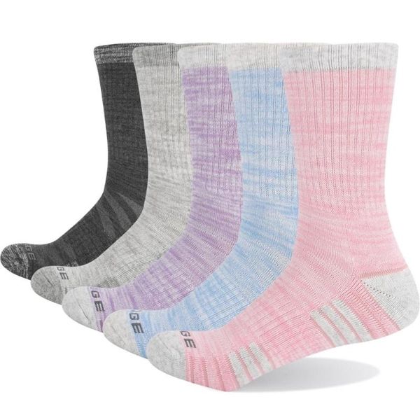 sports socks yuedge brand 5 pairs women's cushion cotton breathable moisture wicking cute colorful athletic hiking crew dress, Black
sports socks yuedge brand 5 pairs women's cushion cotton breathable moisture wicking cute colorful athletic hiking crew dress, Black