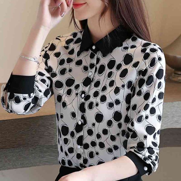 womens clothing blouses woman fashion black dot chiffon blouse long sleeve women shirts office ladies blusas b701 210426, White
womens clothing blouses woman fashion black dot chiffon blouse long sleeve women shirts office ladies blusas b701 210426, White
