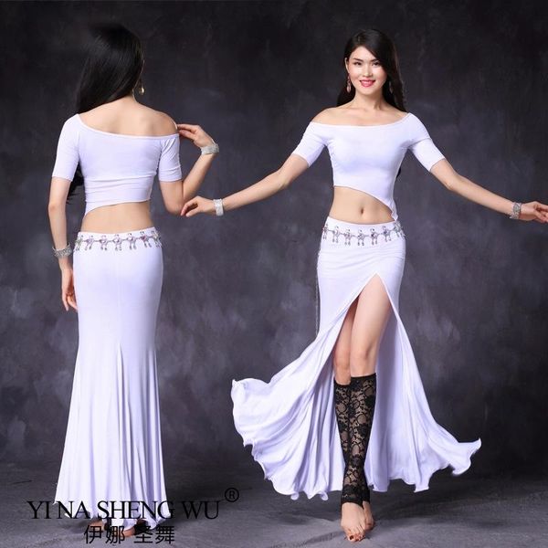 stage wear women bellydance oriental practice performance belly dance costume set modal slit long skirt suit clothing, Black;red
stage wear women bellydance oriental practice performance belly dance costume set modal slit long skirt suit clothing, Black;red