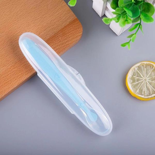 1Pcs Non-slip Baby Spoon+Storage Box Multicolor Baby Training Spoon Baby Feeding Tableware Liquid Silicone Spoon Box
1Pcs Non-slip Baby Spoon+Storage Box Multicolor Baby Training Spoon Baby Feeding Tableware Liquid Silicone Spoon Box