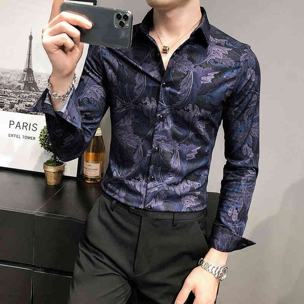 t shirts british style gentlemen business men's clothes 2021 autumn fashion digital print long thin sleeve fit formal blouse wear 0ua9, White;black
t shirts british style gentlemen business men's clothes 2021 autumn fashion digital print long thin sleeve fit formal blouse wear 0ua9, White;black