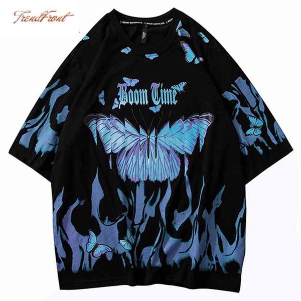 mens hip hop t shirts blue fire flame butterfly streetwear tshirt harajuku summer short sleeve t-shirt cotton tees 210329, White;black
mens hip hop t shirts blue fire flame butterfly streetwear tshirt harajuku summer short sleeve t-shirt cotton tees 210329, White;black