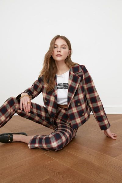 trendyol buttoned jacket twoss21ce0026 women's jackets, Black;brown 
trendyol buttoned jacket twoss21ce0026 women's jackets, Black;brown