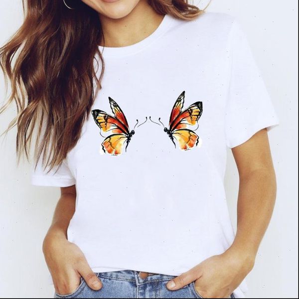 t women shirts for butterfly watercolor short sleeve cartoon clothing print lady graphic shirt ladies female tee, White
t women shirts for butterfly watercolor short sleeve cartoon clothing print lady graphic shirt ladies female tee, White