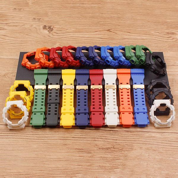 watch bands accessories silicone strap convex for ga120 ga-100 ga-110 steel buckle watchcase, Black;brown 
watch bands accessories silicone strap convex for ga120 ga-100 ga-110 steel buckle watchcase, Black;brown