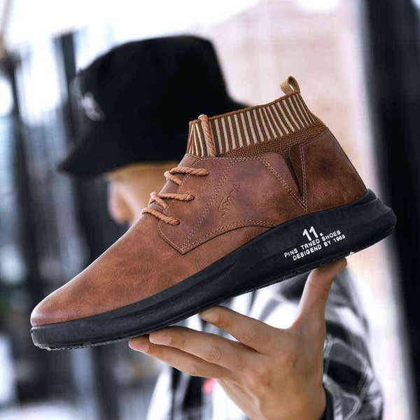 martin boots casual shoes british style men's leather boots autumn and winter work clothes men's fashion middle top, Black;white
martin boots casual shoes british style men's leather boots autumn and winter work clothes men's fashion middle top, Black;white