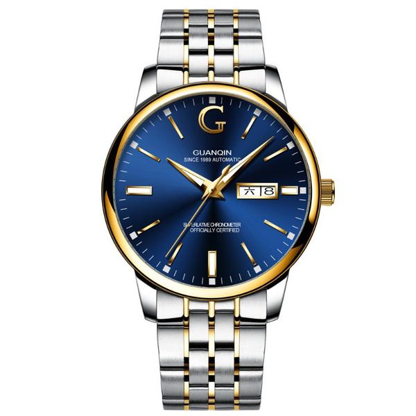 wristwatches guanqin sapphire automatic mechanical watch men japan miyoda 8205 movement clock waterproof relogio masculino, Slivery;brown
wristwatches guanqin sapphire automatic mechanical watch men japan miyoda 8205 movement clock waterproof relogio masculino, Slivery;brown