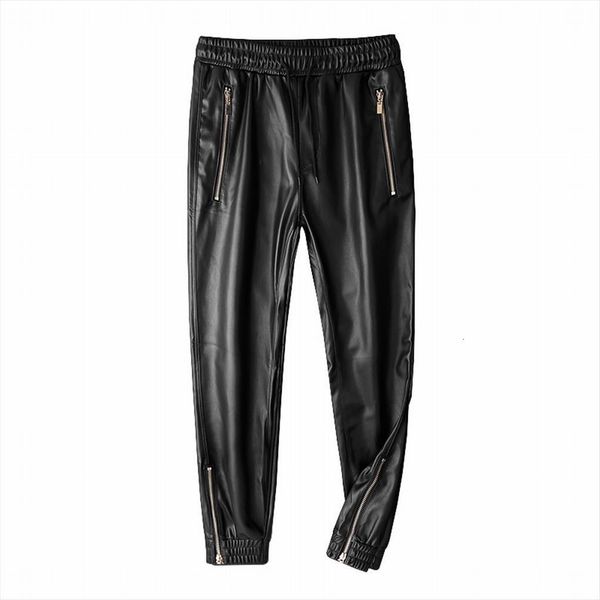 tsingyi faux leather joggers women pant zipper pockets elastic waist high street black harem superior quality clothing
tsingyi faux leather joggers women pant zipper pockets elastic waist high street black harem superior quality clothing