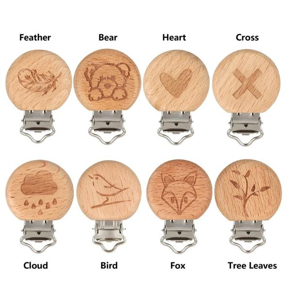 pacifiers# 1 pc natural wood baby pacifier clip engraved wooden holder soother clasps diy chain nipple accessories
pacifiers# 1 pc natural wood baby pacifier clip engraved wooden holder soother clasps diy chain nipple accessories