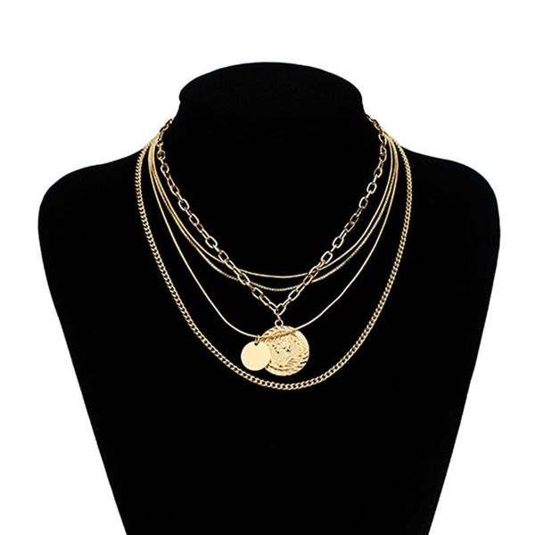 chokers vintage carved avatars pendant choker necklace for women multi layer wearable independently snake chain neck collar party gift, Golden;silver
chokers vintage carved avatars pendant choker necklace for women multi layer wearable independently snake chain neck collar party gift, Golden;silver