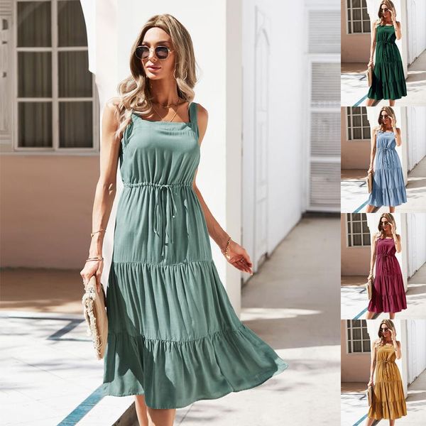 casual dresses long dress zevity sling summer urban bandage vintage dignified sleeveless generous pullover women's clothing, Black;gray
casual dresses long dress zevity sling summer urban bandage vintage dignified sleeveless generous pullover women's clothing, Black;gray