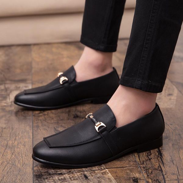 dress shoes luxury fashionn mix colors soft leather men casual loafers business formal footwear zapatos hombre, Black
dress shoes luxury fashionn mix colors soft leather men casual loafers business formal footwear zapatos hombre, Black