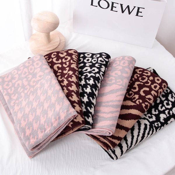 korean leopard knitted scarf lovers versatile autumn winter new men's and women's double-sided thickened wool scarf shawl, Blue;gray
korean leopard knitted scarf lovers versatile autumn winter new men's and women's double-sided thickened wool scarf shawl, Blue;gray
