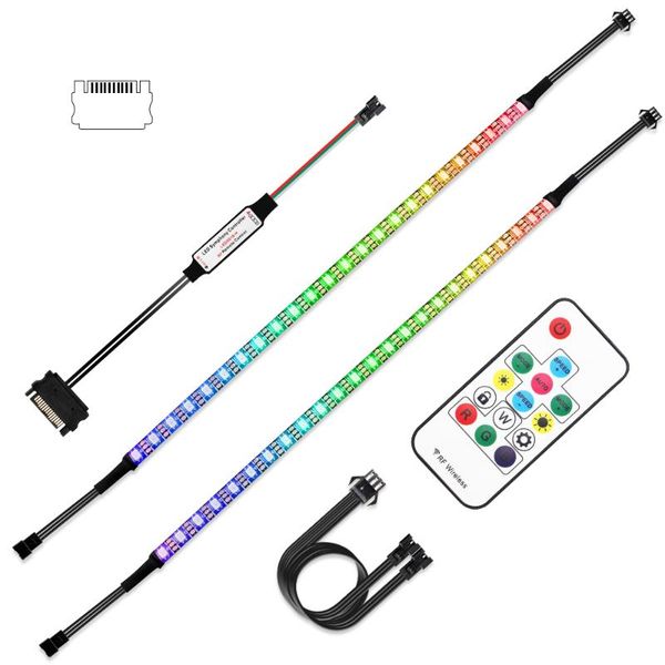 strips 5v ws2812b led strip light rgb for pc computer case 12 / 24 leds with sata symphony controller extension wire
strips 5v ws2812b led strip light rgb for pc computer case 12 / 24 leds with sata symphony controller extension wire