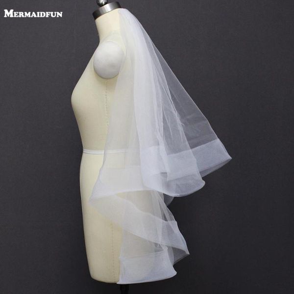 bridal veils real pos 2 layer short wedding veil cover face horsehair edge white ivory accessories, Black
bridal veils real pos 2 layer short wedding veil cover face horsehair edge white ivory accessories, Black