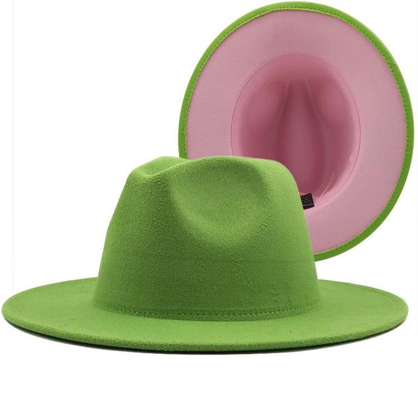 wide brim hats outer dark green inner red wool felt jazz fedora with thin belt buckle men women panama trilby cap 56-60cm, Blue;gray
wide brim hats outer dark green inner red wool felt jazz fedora with thin belt buckle men women panama trilby cap 56-60cm, Blue;gray