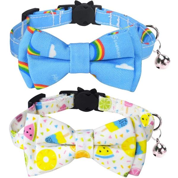 cat collars & leads collar with bell breakaway and bow tie rainbow printing pattern removable safety kitten for pets kitty
cat collars & leads collar with bell breakaway and bow tie rainbow printing pattern removable safety kitten for pets kitty