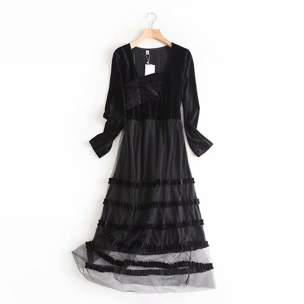 casual dresses black velvet long dress women asymmetrical collar sleeve winter autumn elegant vestidos mujer, Black;gray
casual dresses black velvet long dress women asymmetrical collar sleeve winter autumn elegant vestidos mujer, Black;gray