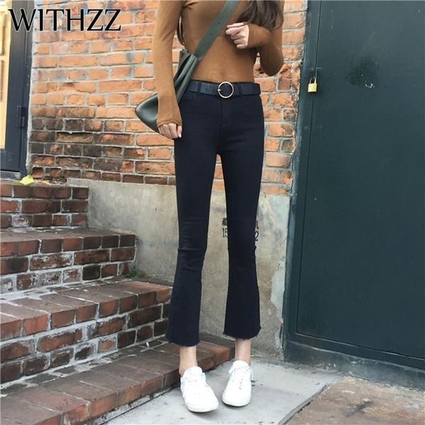 women's jeans withzz spring autumn female flare pants high waist vintage wide leg, Blue
women's jeans withzz spring autumn female flare pants high waist vintage wide leg, Blue