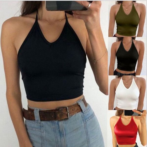 rin bare back suspender womens tanks ladys small vest beach foreign trade in europe and america, White
rin bare back suspender womens tanks ladys small vest beach foreign trade in europe and america, White