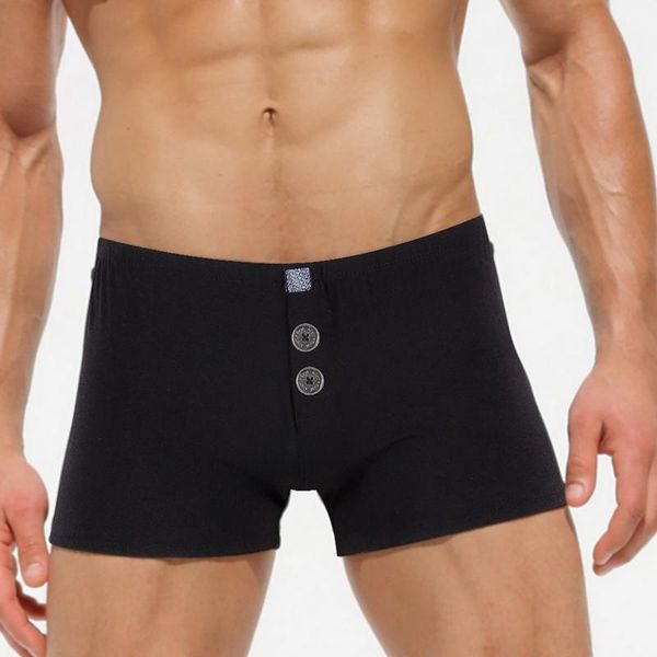 underpants men fashion flatcorner panties button solid color cotton home leisure boxers summer indoor casual soft boxer shorts, Black;white
underpants men fashion flatcorner panties button solid color cotton home leisure boxers summer indoor casual soft boxer shorts, Black;white