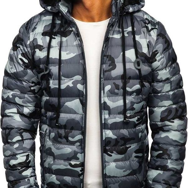 zogaa fashionable men's camouflage hooded zipper warm cotton jacket 211214, Black
zogaa fashionable men's camouflage hooded zipper warm cotton jacket 211214, Black