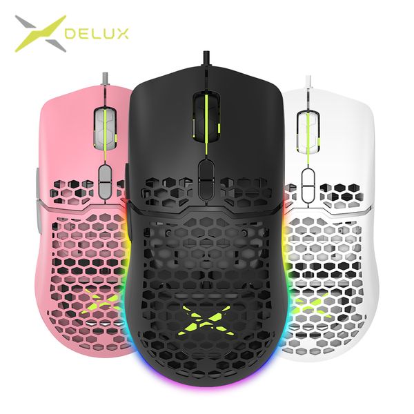 delux m700a lightweight rgb gaming mouse 67g 7200dpi honeycomb shell ergonomic mice with ultra weave cable for computer gamer
delux m700a lightweight rgb gaming mouse 67g 7200dpi honeycomb shell ergonomic mice with ultra weave cable for computer gamer