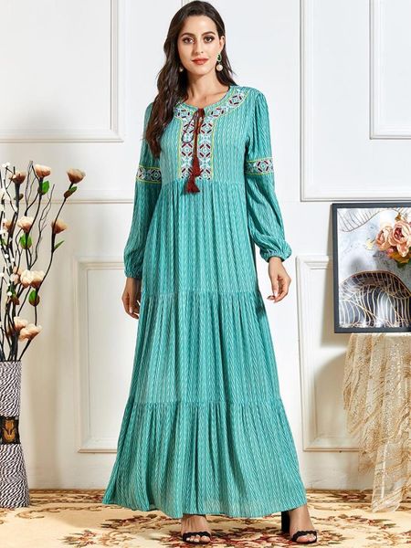 casual dresses ethnic embroidery maxi dress print tassel abaya muslim hijab african dashiki vestidos kimono long robes ramadan eid arab isla, Black;gray 
casual dresses ethnic embroidery maxi dress print tassel abaya muslim hijab african dashiki vestidos kimono long robes ramadan eid arab isla, Black;gray