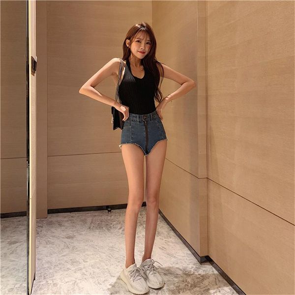 women's jeans korean retro leggings long beautiful buttocks short denim shorts pants women tide, Blue
women's jeans korean retro leggings long beautiful buttocks short denim shorts pants women tide, Blue