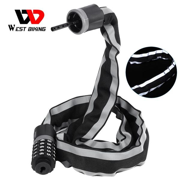 bike locks west biking bicycle chain lock 5 password digital security anti-theft motorcycle cycling mtb road accessories
bike locks west biking bicycle chain lock 5 password digital security anti-theft motorcycle cycling mtb road accessories